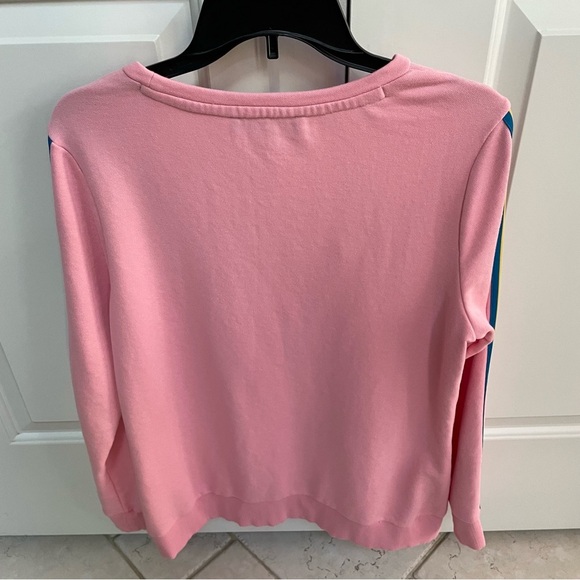 Tommy Hilfiger Bubble Gum Pink Crewneck Tommy French Terry Sweatshirt Casual - Picture 6 of 12